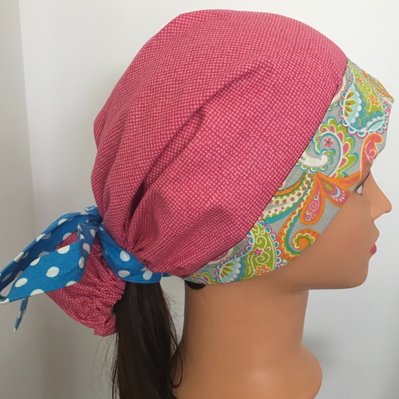 Scrub CAP/HAT *Reversible *Long Ties NWOT - Picture 7 of 14